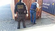 Veja a apreensão dos 187 kg de cocaína no Porto de Itapoá