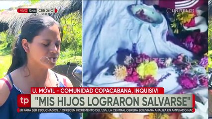 “El padre debía Bs 12.300 de pensiones”, dice la tía de los niños muertos con síntomas de envenenamiento