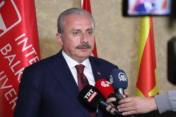 TBMM Başkanı Şentop, Uluslararası Balkan Üniversitesini ziyaret etti (2)