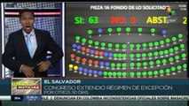 El Salvador: Congreso aprobó la extensión del régimen de excepción por 30 días