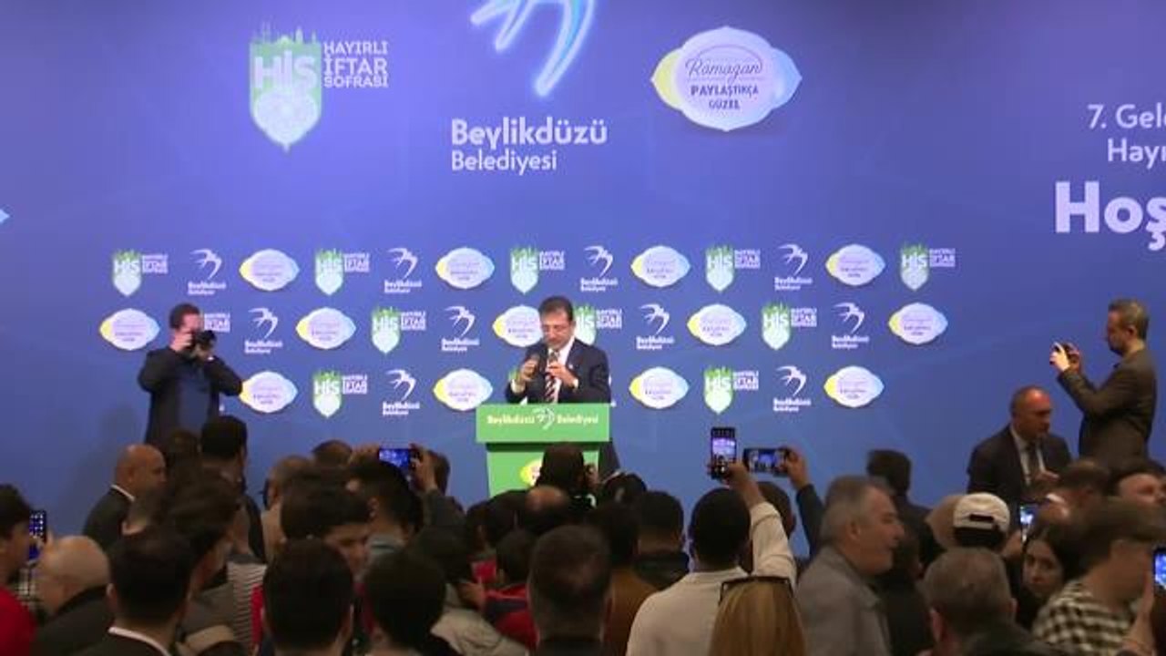 İmamoğlu: "Kadir Gecesi'nde Bile, Ramazan Ayında Bile İftira ile Kumpas ile Bize Kötülük Düşünenlere Bile Allah Yardım Etsin"