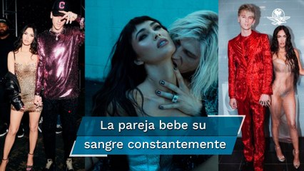 Megan Fox y Machine Gun Kelly, la pareja que bebe sangre por amor