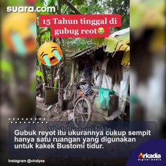 Menyayat Hati! Kakek Tinggal di Gubuk Reyot Belasan Tahun Lamanya, Kondisinya Memprihatinkan