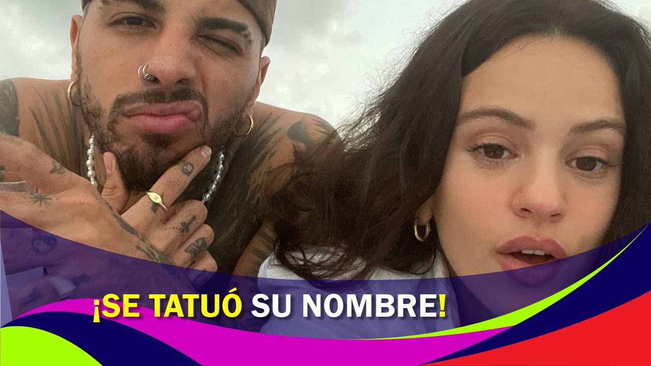Rauw Alejandro se tatúa el nombre de Rosalía