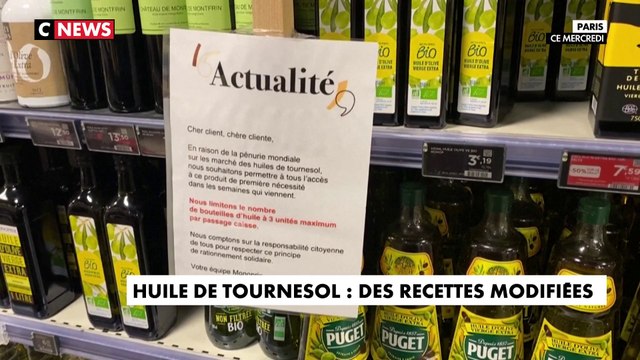 Huile de tournesol : des recettes modifiées