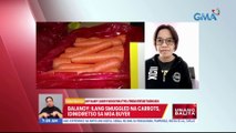 Vegetables traders group: Ilang smuggled na carrots, idinidiretso sa mga buyer | UB