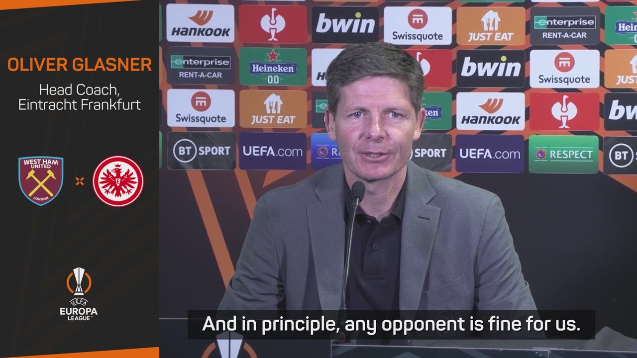 West Ham and Frankfurt 'deserve' place in Europa League semi-final - Glasner