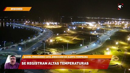 Se registran altas temperaturas