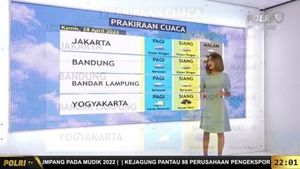 Prakiraan Cuaca 28 April 2022