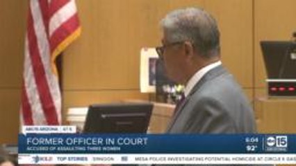 Former Phoenix police officer in court facing sexual assault accusations