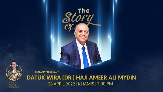 Saya cuci tandas untuk cari duit poket - Datuk Wira (Dr.) Haji Ameer Ali Mydin