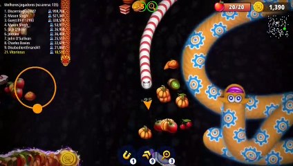 [L] Worms Zone + Giftcard de 150 inscritos na cos.tv sem som