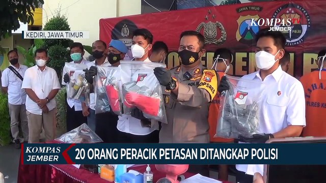 20 Orang Peracik Petasan Lebaran Ditangkap Polisi