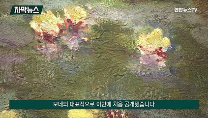 [자막뉴스] '수련이 있는 연못' 첫 공개…이건희 컬렉션 1주년 기념전