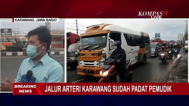 Siang ini Pantauan Arus Lalu Lintas Arteri Karawang Ramai Lancar