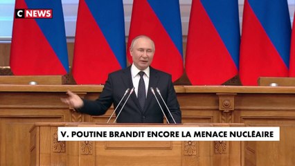 La menace nucléaire avancée par Vladimir Poutine