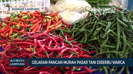 Gelaran Pangan Murah Pasar Tani Diserbu Warga