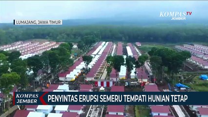 Penyintas Erupsi Gunung Semeru Menempati Hunian Tetap