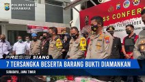 Polrestabes Surabaya Gagalkan Peredaran 42,8 KG Sabu