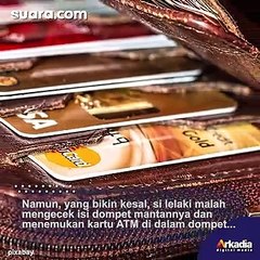 Bikin Geram! Cowok Bongkar Isi ATM Mantan Pacar yang Tertinggal