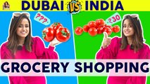 Grocerry shopping at Dubai vs India | Shopping vlog | Chaitra Vasudevan