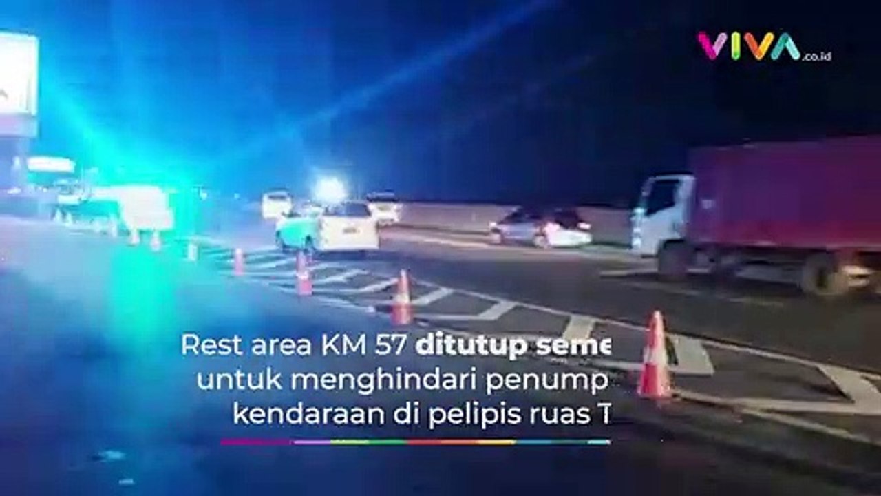 Rest Area KM 57 Tol Japek Ditutup, Waktu Istirahat Dibatasi