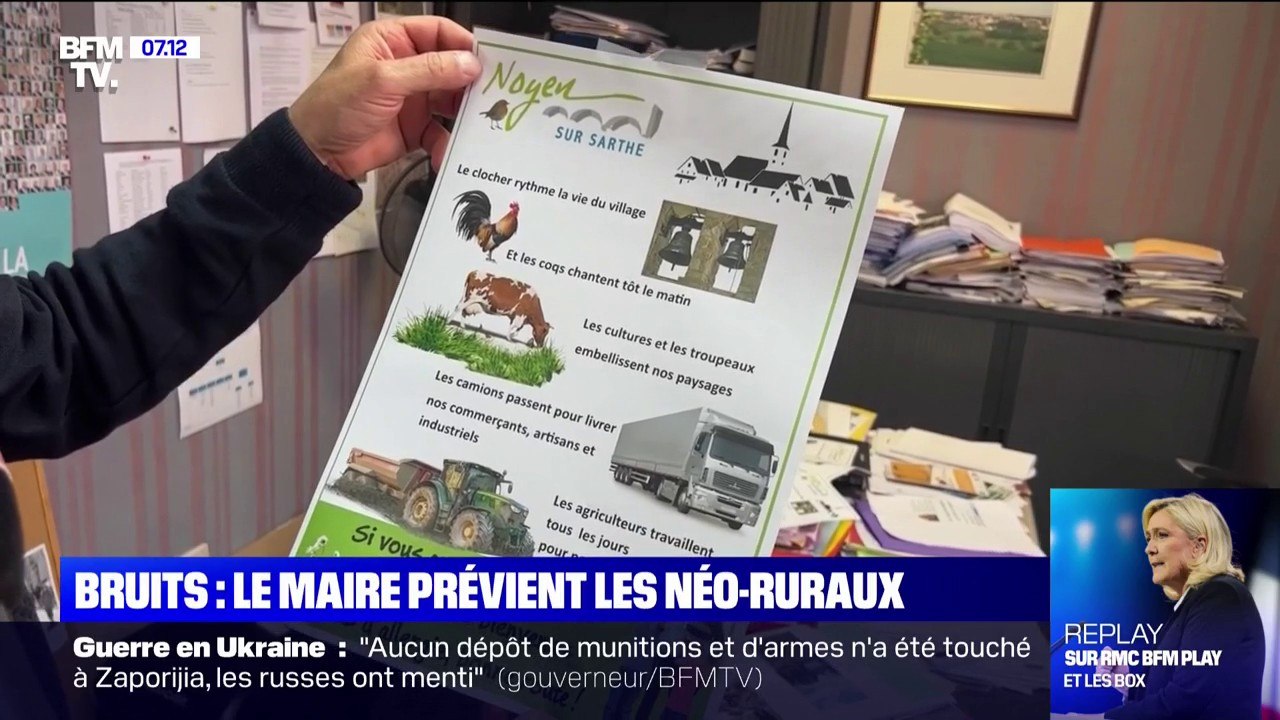 Face aux habitants qui se plaignent du bruit des tracteurs, un maire placarde des affiches dans son village