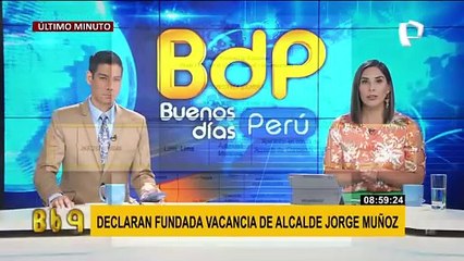 Declaran fundada vacancia de Jorge Muñoz de la alcaldía de Lima