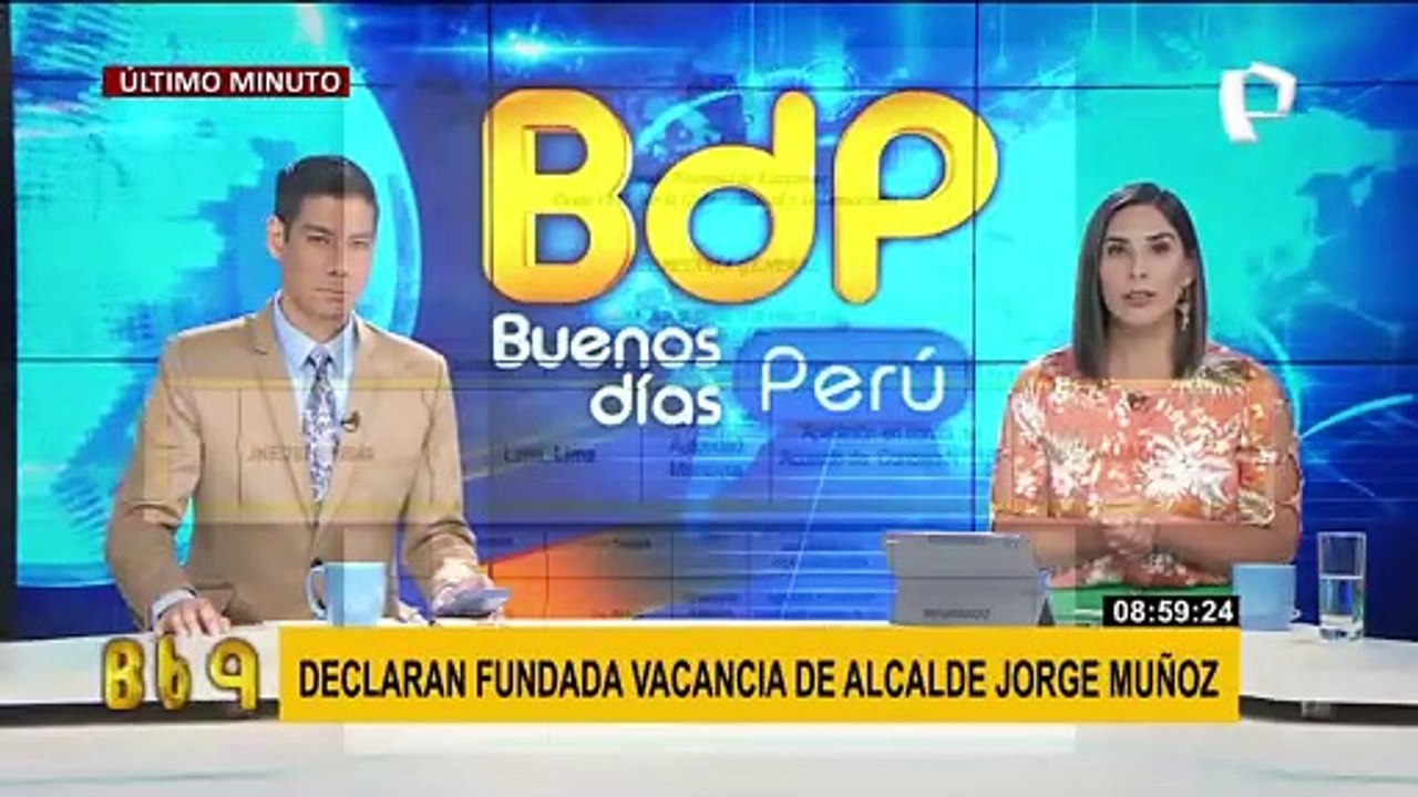 Declaran fundada vacancia de Jorge Muñoz de la alcaldía de Lima