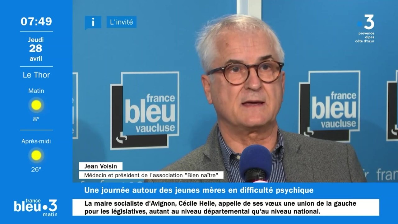 Une rencontre à la maternité de Carpentras pour aider les jeunes mères en détresse, avec le docteur avignonnais Jean Voisin