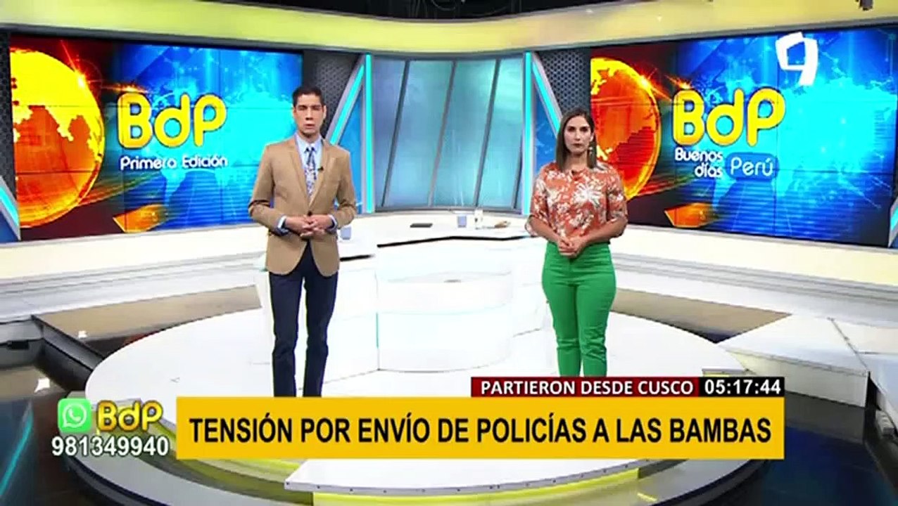 Envían contingente de 150 policías a minera Las Bambas invadida por comuneros