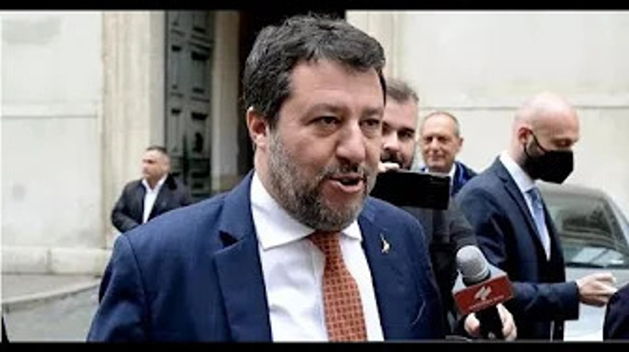Salvini a Draghi: "Per l'Ucraina si parli anche di pace non solo di @rmi"