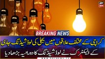 Power outages continue in different parts of Karachi