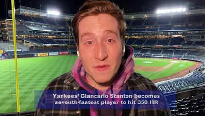 Yankees' Giancarlo Stanton Hits 350th Career Home Run, Ending Slump