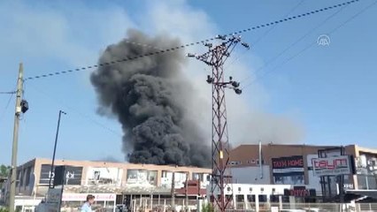 KIRKLARELİ - Mobilya fabrikasında yangın çıktı