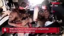 Barış Pınarı ve Fırat Kalkanı bölgelerinde 12 terörist etkisiz hale getirildi