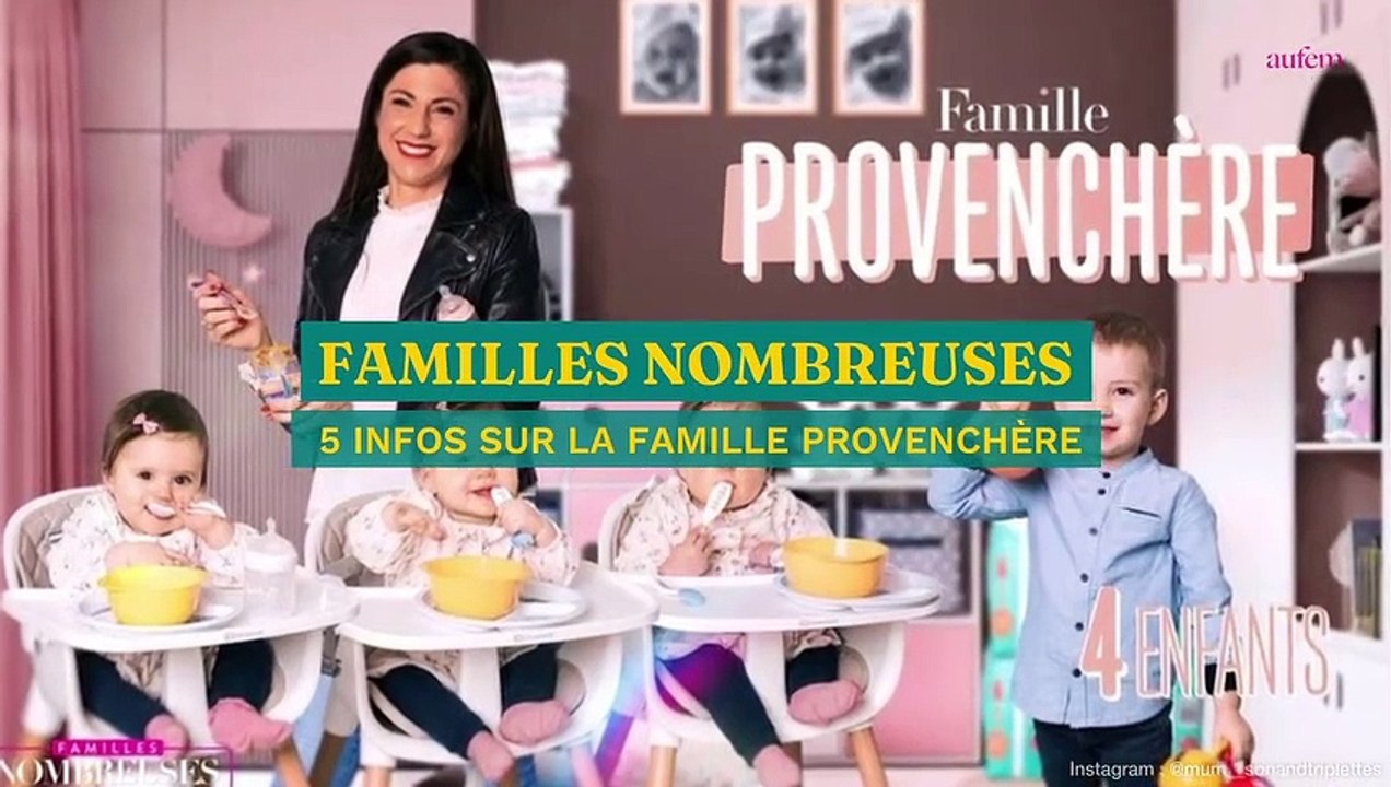 Familles Nombreuses : 5 infos sur la famille Provenchère
