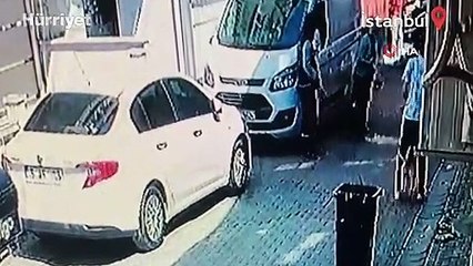 İstanbul’da korku dolu pitbull saldırısı kamerada