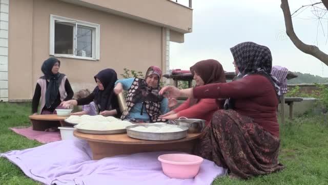 Mancarlı ekmek ramazanda sofralara lezzet katıyor