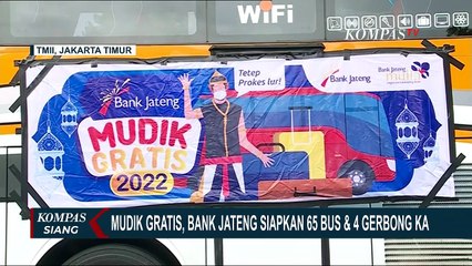 Bank Jateng Gelar Mudik Gratis, 65 Bus Disiapkan untuk Peserta