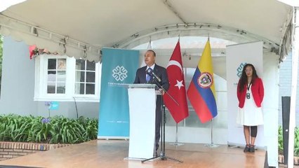 Bakan Çavuşoğlu, Maarif Vakfı Bogota'nın resmi açılışına katıldı