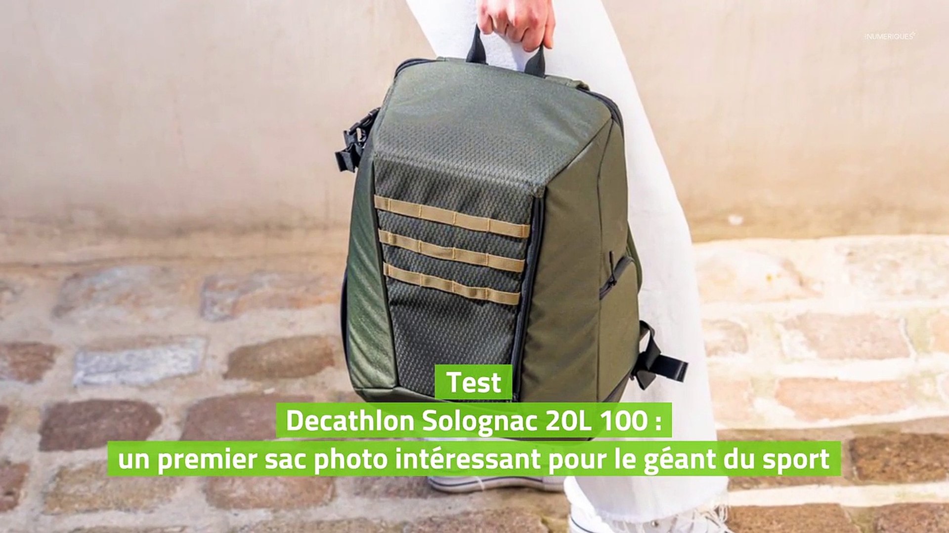 Test Decathlon Solognac 20L 100 : un premier sac photo intéressant pour le  géant du sport - Vidéo Dailymotion