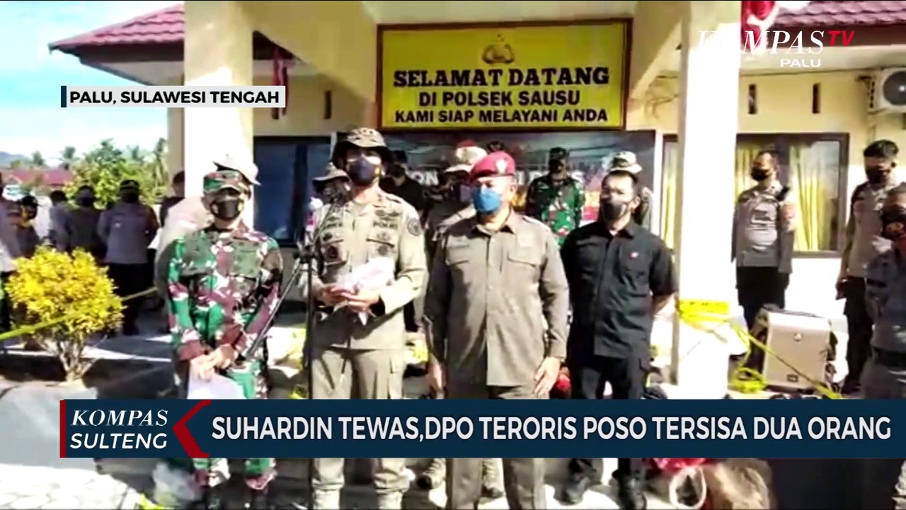 Suhardin Tewas,DPO Teroris Poso Tersisa Dua Orang