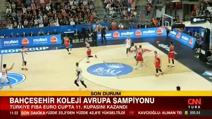 Avrupa şampiyonu Bahçeşehir Koleji CNN TÜRK'te