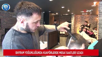 Bayram yoğunluğunda kuaförlerde mesai saatleri uzadı