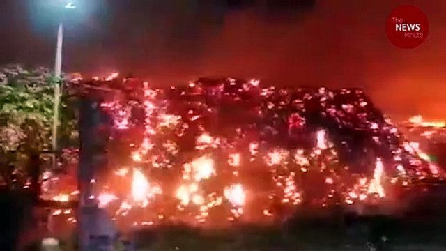 Massive fire and smoke engulfs Chennai’s Perungudi dumpyard