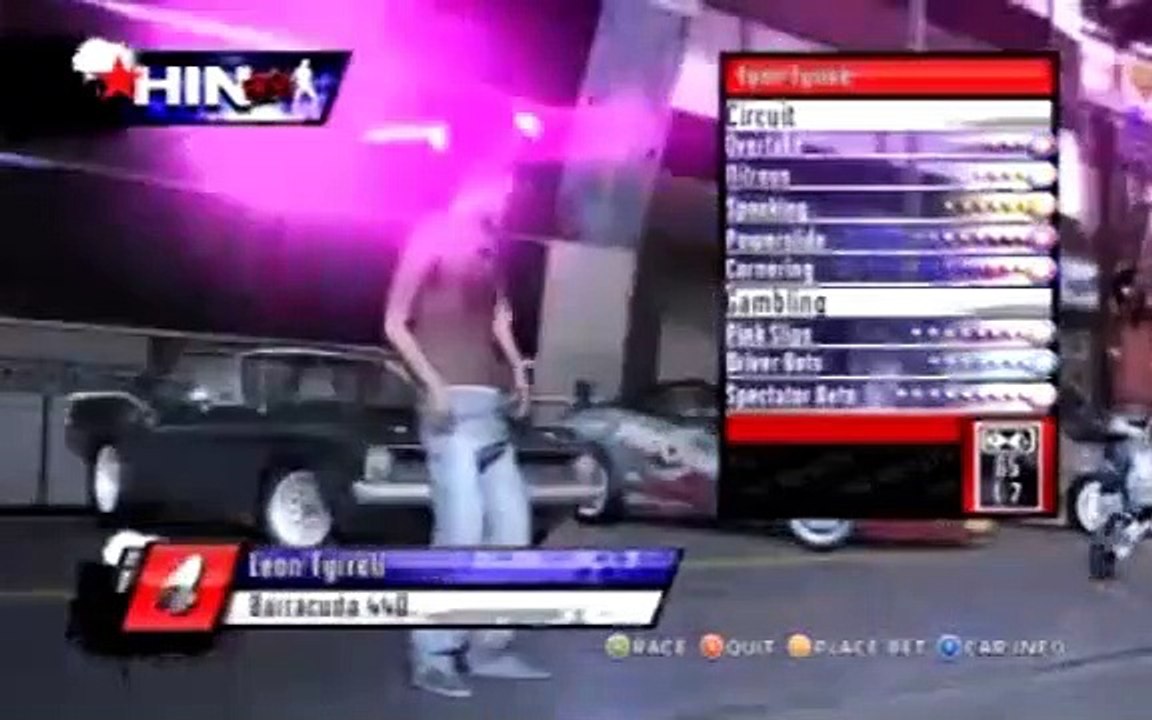 Juiced 2: Hot Import Nights Gambling
