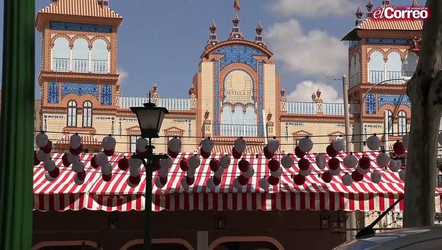 Últimos preparativos para la Feria de Abril
