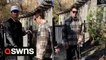 Queer Eye star Antoni Porowski was spotted leaving NYC park with boyfriend Kevin Harrington