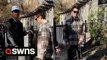 Queer Eye star Antoni Porowski was spotted leaving NYC park with boyfriend Kevin Harrington